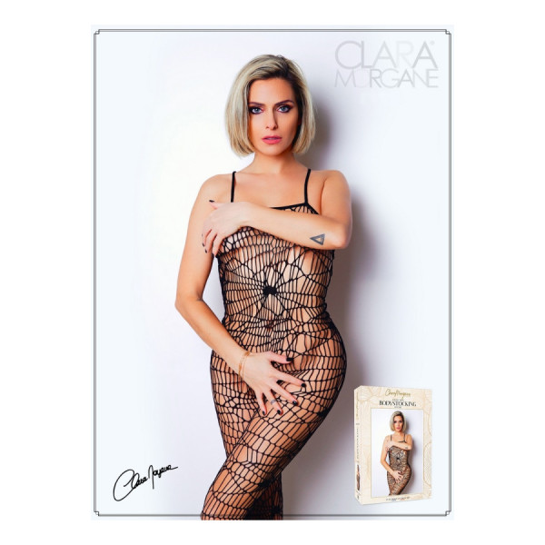 Combinaison en résille aspect toile araignée -  Le Numéro 7 - Collection Bodystocking 